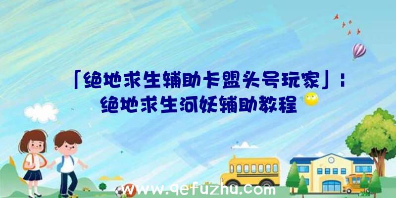 「绝地求生辅助卡盟头号玩家」|绝地求生河妖辅助教程